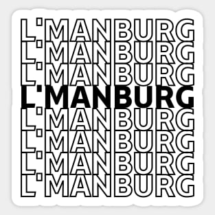 Repeated Cute L'manburg Sticker